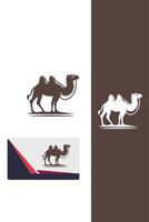 Camel Oasis camel logo vector