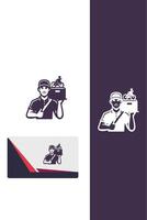 Zoom Path Delivery Gul design vector