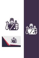 Swift Trek Delivery Gul design vector