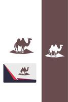 Sand Voyager camel logo vector