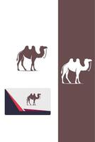 Camel Caravan camel logo vector