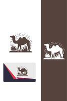 Camel Express camel logo vector