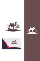 Dune Traveler camel logo vector