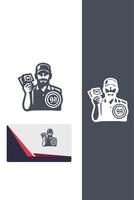 Flash Speed Delivery Gul logo vector