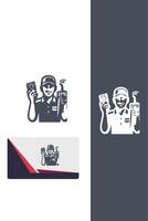 Lightning Move Delivery Gul logo vector