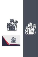 Fast Lane Express Delivery Gul logo vector