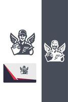 Express Route Delivery Gul logo vector