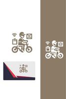 Flash Dash Delivery Gul logo vector