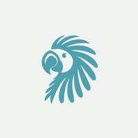 Flying High Parrot Design vector