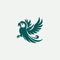 Beak Breakthrough Parrot Design vector