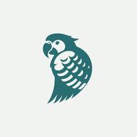 Flap to Freedom Parrot Logo Design vector