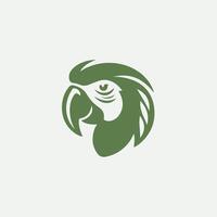 Vivid Vibes Parrot Logo Design vector