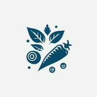 Aloe Vera vegetable logo vector