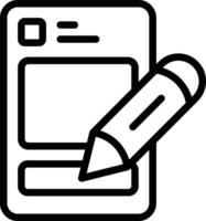 Notebook Icon. Record Book Icon vector