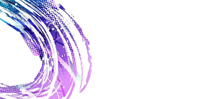 Dynamic Abstract Sports Background With Colorful Gradient Strokes, Halftone Patterns, and Rough Grunge Texture