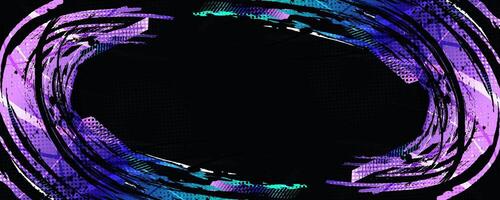 Abstract Sport Background with Colorful Gradient Brush Strokes and Halftone Effect in Grunge Style. For Cover or Poster Design vector