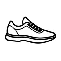 Vibrant line art design featuring shoe style for smart buyers vector