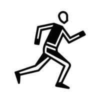 Clean line art design featuring runner outline style for buyers vector