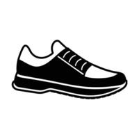 Minimalist running shoe outline conveying subtle artistic elegance today clearly vector