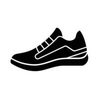 Simplistic running sneaker icon offering pure modern style innovation uniquely vector