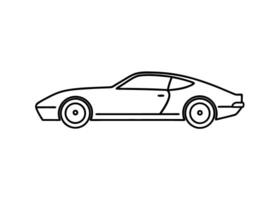 Crisp5 minimalist line art design for sports in white background vector