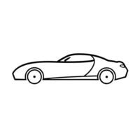 Modern line art design featuring convertible profile style for buyers vector