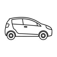 Sophisticated3 minimalist line art design for compact in white background vector