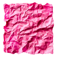 Crumpled Pink Paper Texture for Background and Design Use png