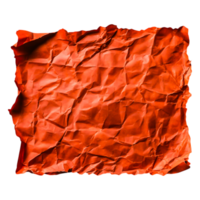 Crumpled Red Paper Texture for Backgrounds and Creative Design Projects png