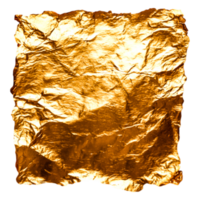 Crinkled Gold Foil Texture for Background and Design Projects png