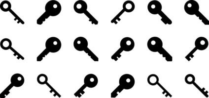 Unique Icons Key Pack vector