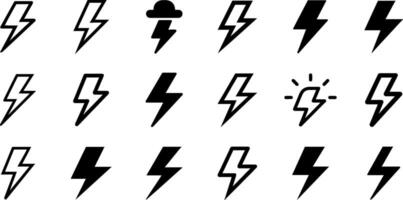 Dynamic Icons Lightning Chat Pack vector