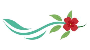 Floral Ornament for Design with Delicate Flowers and Decorative Patterns vector