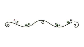 Elegant Floral Ornament for Design with Delicate Flowers and Decorative Patterns vector