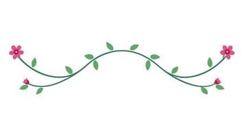 Decorative Floral Ornament Featuring Beautiful Blossoms Perfect for Design and Artistic Projects vector