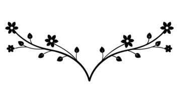 Elegant Floral Flower Ornament for Design Elements vector