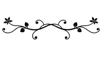 Elegant Floral Ornament for Design with Beautiful Flower Decorative Details vector