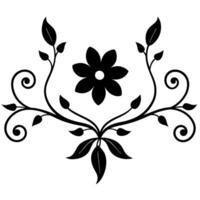 Stylish Floral Pattern for Decorative Design Projects vector