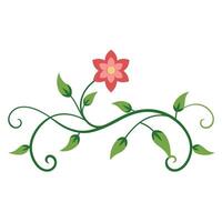 Beautiful Flower Ornament for Creative and Decorative vector