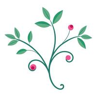 Beautiful Flower Ornament Creative and Decorative Artwork vector