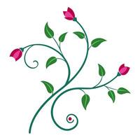Decorative Flower Ornament for Elegant Design Project vector