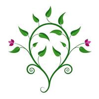 Decorative Flower Ornament for Elegant Projects vector
