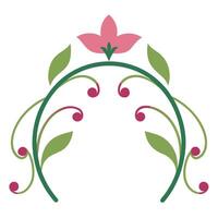 Elegant Floral Ornament Illustration Design and Art Projects vector