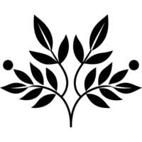 Elegant Floral Ornament for Design with Artistic Details vector