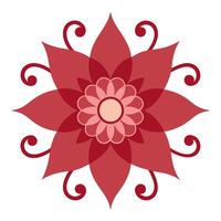 Intricate Flower Ornament for Aesthetic and Artistic Creation vector