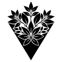 Elegant Floral Flower Ornament for Unique Design Projects and Artwork vector