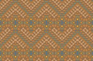 Fabric Design Ethnic Design Pattern Drawingfolk Embroidery, Aztec Geometric Ornament Print. Design for Carpet, Wallpaper, Clothing, Wrapping, Fabric vector