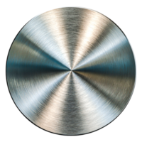 Metallic Round Texture with Shiny Smooth Surface and Reflections png