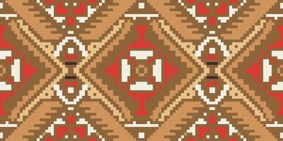 Sari Pattern Abstract Geometric Pattern Designfolk Embroidery, Aztec Geometric Ornament Print. Design for Carpet, Wallpaper, Clothing, Wrapping, Fabric vector