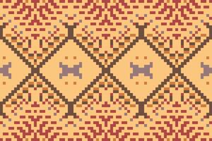 Native Patterns Seamless Ethnic Patternfolk Embroidery, Aztec Geometric Ornament Print. Design for Carpet, Wallpaper, Clothing, Wrapping, Fabric vector